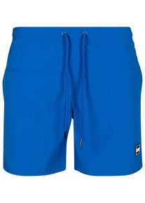 Urban Classics Herren Badeshorts "Urban Classics Herren Block Swim Shorts", blau, Gr. XL, 100% Polyamid, Badehosen