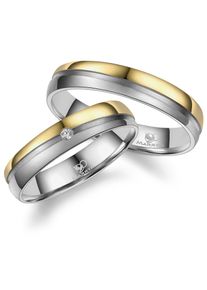 MARRYA Damen Trauring "Titan Ringe Trauringe Eheringe Partnerringe", 60, Titan, silber, Titan, Fingerringe