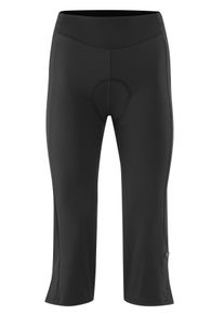 Gonso Damen Fahrradhose "Essential Tight 3/4 Flared W", schwarz, Gr. 34, 90% Polyamid, 10% Elastan, Hosen, Damen Radhose mit Sitzpolster, Radlerhose