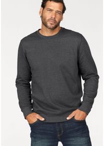 MAN'S WORLD MAN'S WORLD Herren Sweatshirt, grau, Basic, Gr. XL, angeraute Sweatware, Obermaterial: 60% Baumwolle, 40% Polyester, Sweatshirts, Langarm,