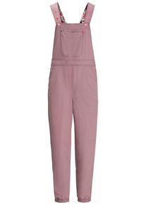 Jack Wolfskin Kinder Latzhose "VILLI LONG OVERALL K", rosa, Gr. 116, OBERSTOFF 100% POLYAMID 1.FUTTER 100% POLYESTER 2.FUTTER 65% POLYESTER, 35%