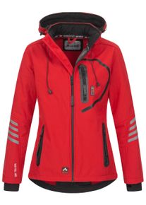 Arctic Seven Damen Softshelljacke "ASNicolia", rot, Gr. XXXL, Obermaterial: 96% Polyester, 4% Elasthan; Innenmaterial: 100% Polyester, Jacken,