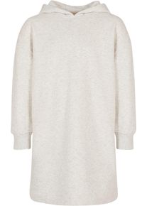 Urban Classics Mädchen Shirtkleid "Urban Classics Damen Girls Oversized Terry Hoody Dress", grau, klassisch, Gr. 158, unifarben, 65% Baumwolle, 35%