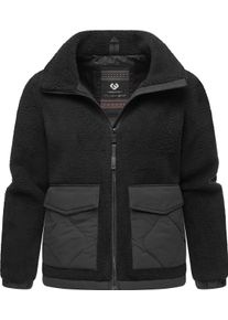 Ragwear Damen Plüschjacke "Arctika", schwarz, modisch, Gr. XL, Obermaterial 1: 100% Polyester, Obermaterial 2: 70% Polyester, 30% Nylon, Innenfutter: