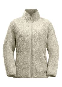 Jack Wolfskin Damen Fleecejacke "HIGH CURL JACKET W", beige, Gr. XL, Hauptmaterial: 100% Polyester; Futter: 100% Polyester (recycled), Jacken