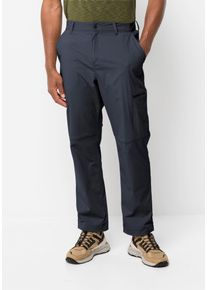 Jack Wolfskin Herren Trekkinghose "WANDERTHIRST PANTS M", blau, Gr. 46, OBERSTOFF 94% POLYAMID, 6% ELASTHAN FUTTER 65% POLYESTER, 35% BAUMWOLLE, Hosen
