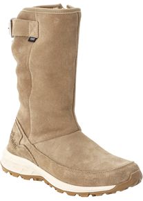 Jack Wolfskin Damen Winterboots "QUEENSTOWN TEXAPORE BOOT H W", Gr. 39,5, braun, Leder, Textil, sportlich, Schuhe, Snowboots, Winterstiefel,