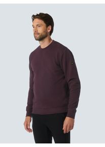 NO EXCESS Herren Sweater "NO EXCESS Jacquard Pullover mit Rundhalsausschnitt", lila, Gr. XXL, 54% Polyester, 44% Baumwolle, 2% Elasthan, Sweatshirts