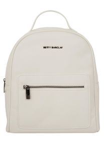 Betty Barclay Cityrucksack, weiß, Kunstfaser, casual, Rucksäcke