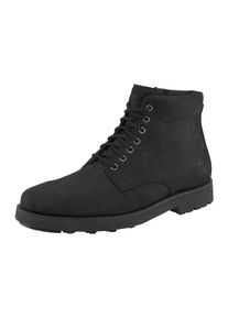 Timberland Damen Schnürboots "ALDEN BROOK MID ZIP UP WATERPROOF BOOT", Gr. 46, schwarz, Leder, sportlich, Schuhe, Winterstiefel, Schnürstiefel,