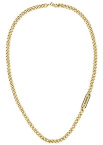 Lacoste Herren Kette ohne Anhänger "Schmuck Edelstahl Halsschmuck Halskette Panzerkette DISTRICT", Edelstahl, L: 61cm, gold, Edelstahl, Halsketten