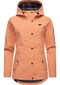 Ragwear Damen Softshelljacke "Margge Shell", orange, sportlich, Gr. XXL, Obermaterial: 100% Polyester; Innenfutter: 100% Polyester, Jacken,