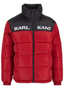 Karl Kani Herren Winterjacke "Karl Kani Herren", rot, klassisch, Gr. XXL, mehrfarbig, 100% Polyester, Jacken