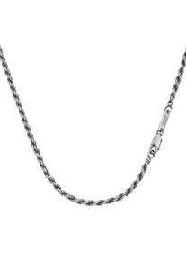 Silberkette "Kordelkette, massiv, Silber 925", 50cm, Silber 925 (Sterlingsilber), silber, Giorgio Martello MILANO, Silber 925 (Sterlingsilber),