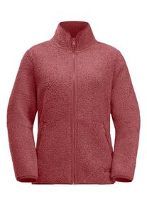 Jack Wolfskin Damen Fleecejacke "HIGH CURL JACKET W", rot, Gr. L, Hauptmaterial: 100% Polyester; Futter: 100% Polyester (recycled), Jacken