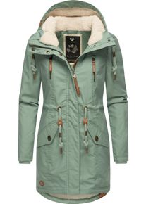 Ragwear Damen Wintermantel "Elsie", grün, casual, Gr. XXL, Außenmaterial: 65% Polyester, 35% Baumwolle, Innenfutter: 100% Polyester, Wattierung: 100%