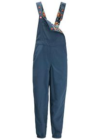 Jack Wolfskin Kinder Latzhose "VILLI LONG OVERALL K", blau, Gr. 140, OBERSTOFF 100% POLYAMID 1.FUTTER 100% POLYESTER 2.FUTTER 65% POLYESTER, 35%