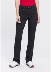Arizona Damen Bootcut-Jeans "Shaping", schwarz, Basic, Gr. 19, Jeans, Obermaterial: 72% Baumwolle, 26% Polyester, 2% Elasthan, Jeans, elastische