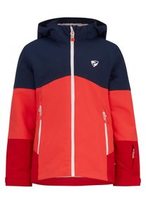 Ziener Kinder Skijacke "AMAJA", rot, Gr. 164, Obermaterial alle Farben außer lime light: 100% Polyester, Obermaterial Farbe lime light: 1. 100%