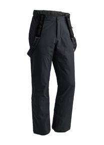 Maier Sports Herren Skihose "Anton 2.1", schwarz, Gr. 50, 100% Polyester, Hosen, Herren Schneehose mit Hosenträgern, wind/wasserdicht, Regular Fit