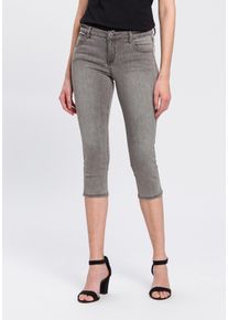 Arizona Damen Caprijeans "Ultra-Stretch", grau, Basic, Gr. 48, Denim/Jeans, Obermaterial: 74% Baumwolle, 24% Polyester, 2% Elasthan, Jeans,