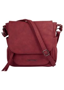 Betty Barclay Damen Umhängetasche, rot, Polyurethan (PU), unifarben, Taschen