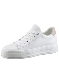 Ara Damen Plateausneaker "CANBERRA", Gr. 7,5, beige, Glattleder, sportlich, Schuhe, Freizeitschuh, Halbschuh, Schnürschuh in Komfortweite G (= weit)