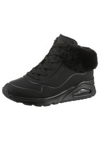 Skechers Kinder Winterboots "ESS - STREET GIRLS", Gr. 29, schwarz, Lederimitat, Fellimitat, sportlich, Schuhe, Schnürstiefel mit
