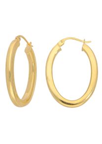 Firetti Damen Paar Creolen "Schmuck Geschenk Silber 925 Ohrschmuck glänzend", Silber 925 (Sterlingsilber), gold, Silber 925 (Sterlingsilber), Ohrringe