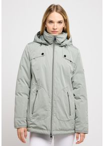 Barbara Lebek Damen Outdoorjacke, grün, casual, Gr. 36, unifarben, Obermaterial: 100% Polyester. Futter: 100% Polyamid, Jacken, mit Kapuze