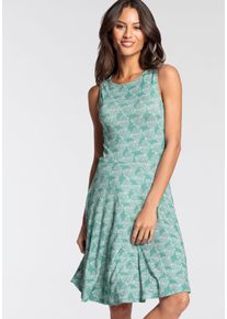 Laura Scott Damen Sommerkleid, grün, feminin, Gr. 48, Single Jersey, Obermaterial: 95% Viskose, 5% Elasthan, Kleider, kurz, figurbetont, aus Single
