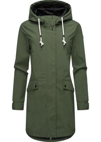 Ragwear Damen Softshellmantel "Tinsley Shell", grün, sportlich, Gr. XL, Obermaterial: 100% Polyester, Innenfutter: 100% Polyester, Mäntel, wasser-