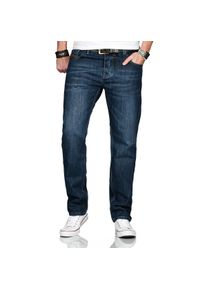 Herren Comfort-fit-Jeans "ASMarco", blau, Gr. 44, Alessandro Salvarini, Obermaterial: 100% Baumwolle, Jeans, mit geradem Bein