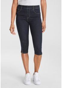 Arizona Damen Caprijeans "Ultra-Stretch", blau, Basic, Gr. 38, Denim/Jeans, Obermaterial: 74% Baumwolle, 24% Polyester, 2% Elasthan, Jeans, extra-eng