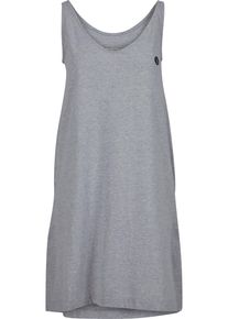 Just Rhyse Damen Shirtkleid "Just Rhyse Damen Lagos Dress", grau, klassisch, Gr. XS, unifarben, 90% Baumwolle, 10% Polyester, Kleider