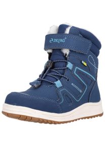 ZIGZAG Stiefel "Rincet", Gr. 30, blau, Polyurethane, Kunstfaser, casual, Schuhe, mit praktischem Schnellschnürsystem