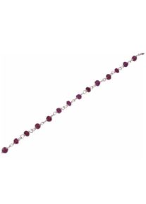 Firetti Damen Kette ohne Anhänger "Schmuck Geschenk Silber 925 Halsschmuck Halskette Edelstein", Silber 925 (Sterlingsilber), L: 45cm, bunt, Silber