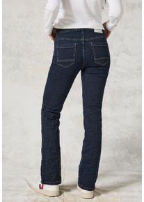 Cecil Damen Gerade Jeans, blau, casual, Gr. 36, unifarben, Jeans, 67% Baumwolle, 31% Polyester, 2% Elasthan, Jeans, 5-Pocket-Style