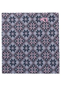 KARI TRAA Damen Modeschal "Rose", blau, casual, mehrfarbig, 100% Wolle, Modetücher, mit tollem Norweger-Muster