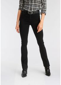 Arizona Damen Bootcut-Jeans "Ultra Stretch", schwarz, modisch, Gr. 92, Denim/Jeans, Obermaterial: 63% Baumwolle, 32% Polyester, 5% Elasthan, Jeans,