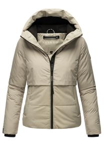 Navahoo Damen Steppjacke "Liebesküken XIV", grau, modisch, Gr. XL, Obermaterial: 100% Polyester (recycelt), Innenfutter: 100% Polyester, Ärmelfutter: