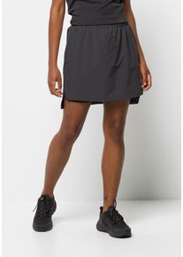 Jack Wolfskin Damen Hosenrock "BIKE COMMUTE SKORT W", grau, Gr. XS, OBERSTOFF 89% POLYESTER, 11% ELASTHAN FUTTER 100% POLYESTER, Röcke