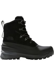 The North Face Damen Winterstiefel "M CHILKAT V LACE WP", Gr. 42, schwarz, Leder, Textil, sportlich, Schuhe, Snowboots, Winterboots, Winterschuhe,