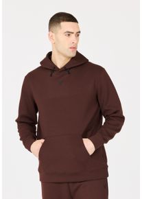 Virtus Herren Sweatshirt "Taro", braun, casual, Gr. M, unifarben, 78% Polyester, 17% Viskose, 5% Elasthan, Sweatshirts, mit kuscheliger,