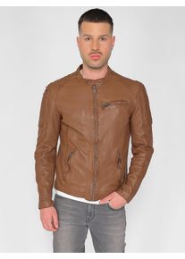 Mustang Herren Lederjacke "31021311", braun, Gr. XL, Obermaterial: 100% Leder, Lamm / Innenfutter: 100% Baumwolle / Ärmelfutter: 100% Polyester,