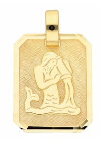 Adelia´s ADELIA ́S Damen Ketten-Anhänger "333 Gold Sternzeichen Anhänger Wassermann", Damen, Wassermann, Gelbgold 333, gold, Gelbgold 333, Schmuckanhänger,