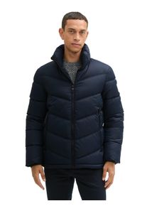 Tom Tailor Herren Steppjacke, blau, casual, Gr. XL, unifarben, Steppware, Obermaterial: 100% Polyester. Futter: 100% Polyester, Jacken, mit Stehkragen