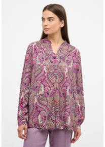 Eterna Damen Longbluse "LOOSE FIT", bunt, klassisch, Gr. 36, 100% Viskose, Blusen