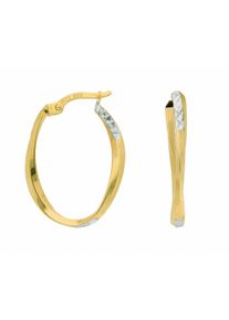 Adelia´s ADELIA ́S Damen Paar Creolen "Damen Goldschmuck 1 Paar 333 Gold Ohrringe / Creolen", Damen, Gelbgold 333, gold, Gelbgold 333, Ohrringe, 333 Gold