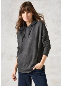 Cecil Damen Sweatshirt, grau, casual, Gr. S, unifarben, Sweatware, 67% Polyester, 28% Viskose, 5% Elasthan, Sweatshirts, im angenehmen Materialmix